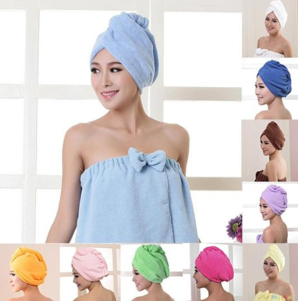 Hair Drying Cap Absorbent Towel