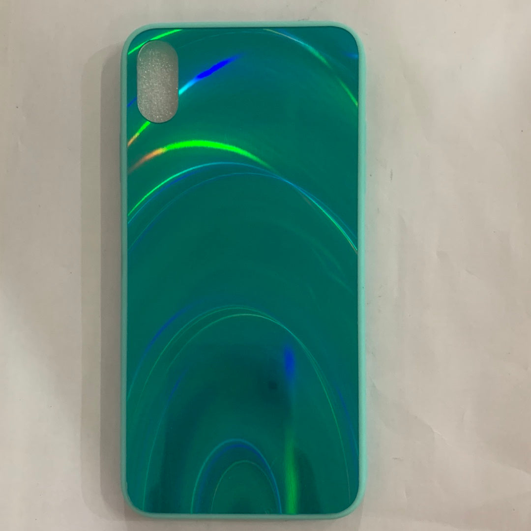 Rainbow Mirror Soft Edge Phone Case For iPhone