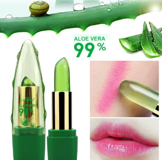 Aloe Vera Gel Lipstick Gloss Moisturizer Lip Balm Care