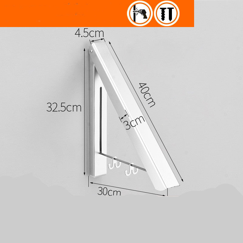 Aluminum Folding Retractable Wall Hanger
