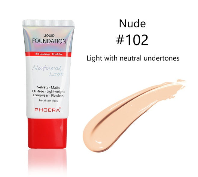 Matte, Silky, Tube Liquid Foundation