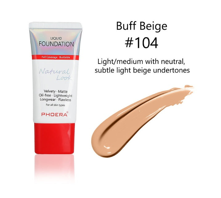 Matte, Silky, Tube Liquid Foundation