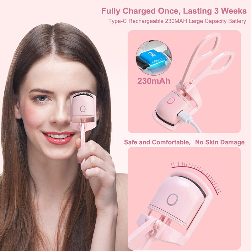 Rechargeable Electric Handheld Eyelash Curler
