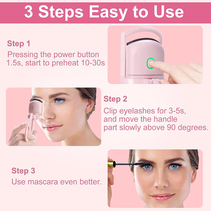 Rechargeable Electric Handheld Eyelash Curler