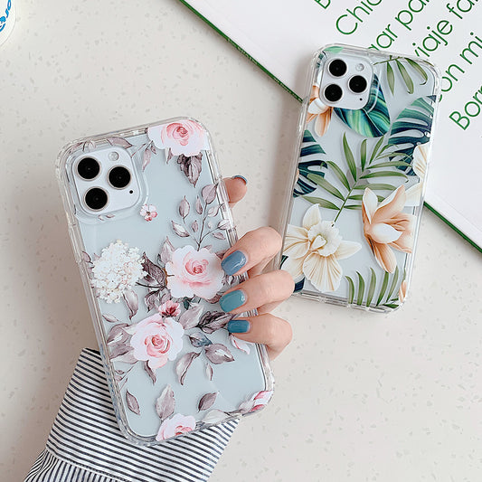 Watercolor Flowers Mobile Phone Case For iPhone