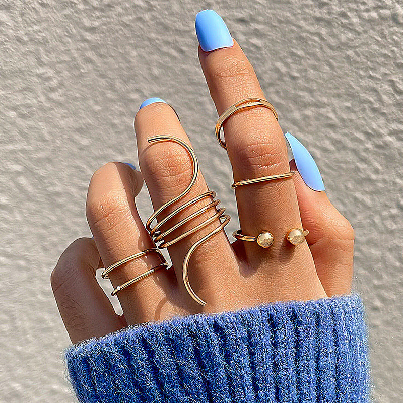 Trendy Wave Open Ring