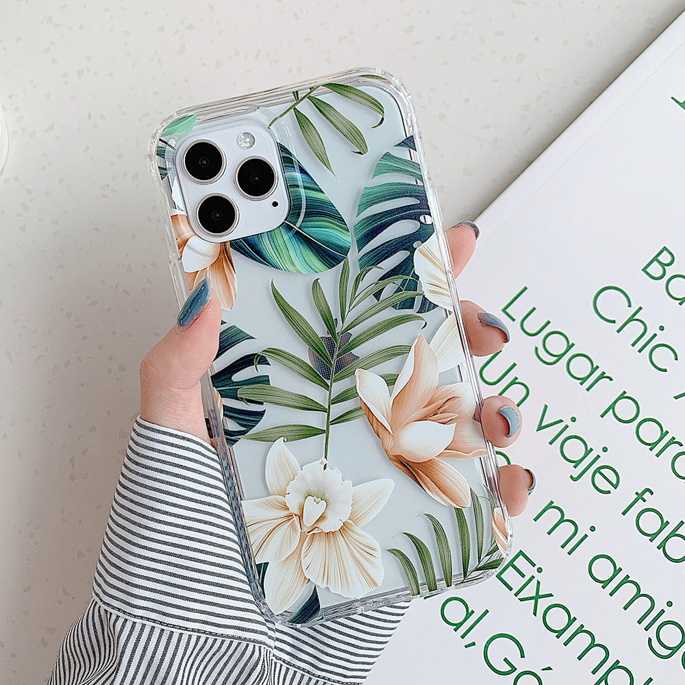 Watercolor Flowers Mobile Phone Case For iPhone