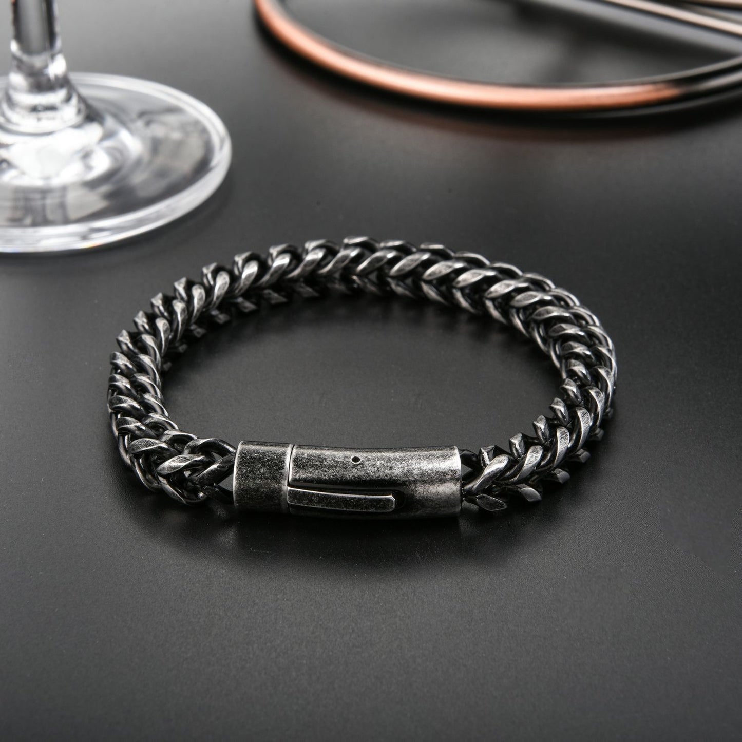 Titanium Steel Vintage Bracelet