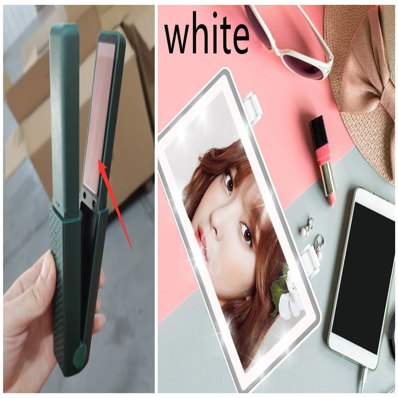 Cordless USB Hair Straightener Portable Flat Iron