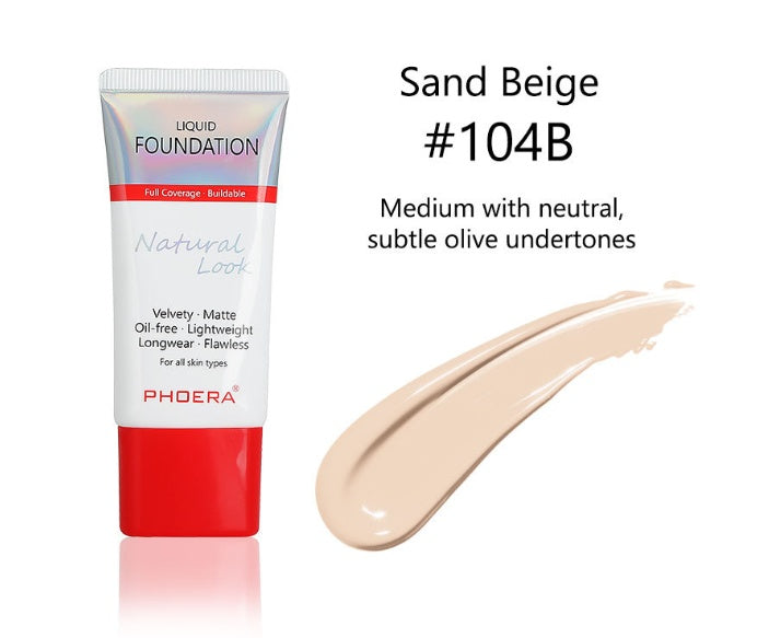 Matte, Silky, Tube Liquid Foundation