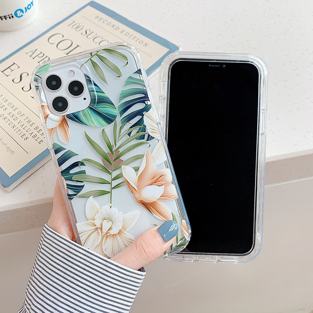 Watercolor Flowers Mobile Phone Case For iPhone