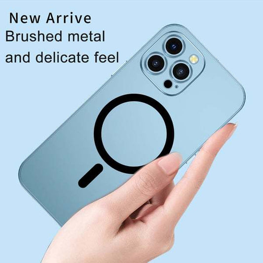 Aluminum Alloy Frame Lens Glass Protection Case Phone Case For iPhone