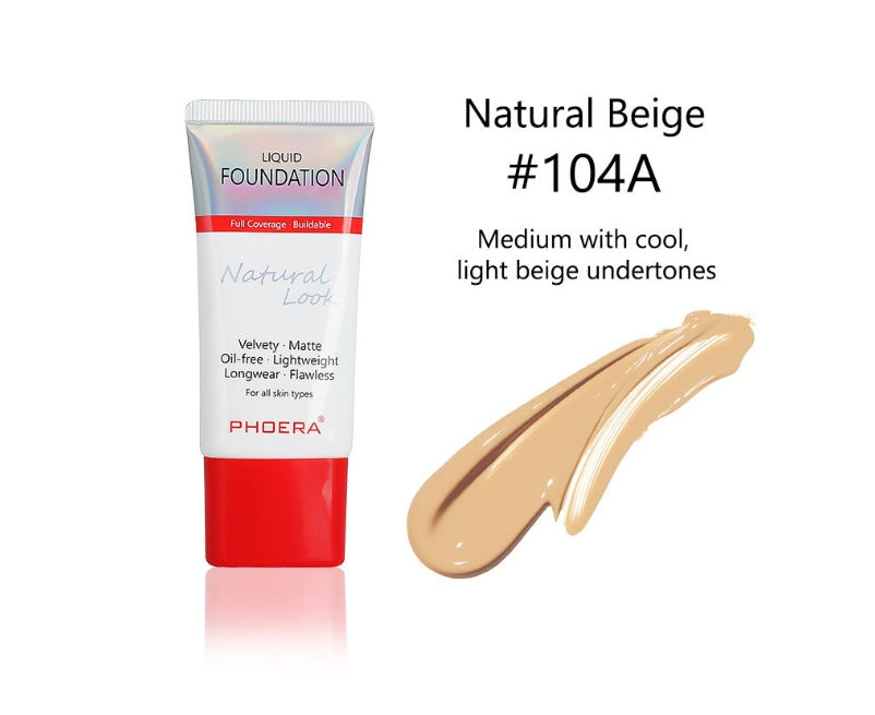 Matte, Silky, Tube Liquid Foundation