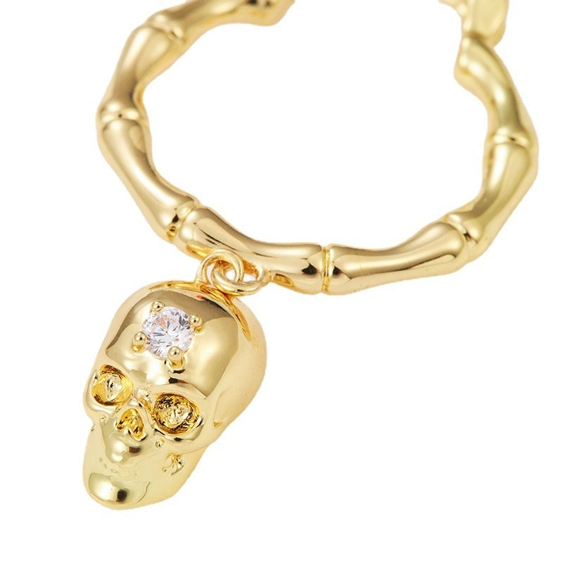 Punk Skull Pendant Earrings Jewelry