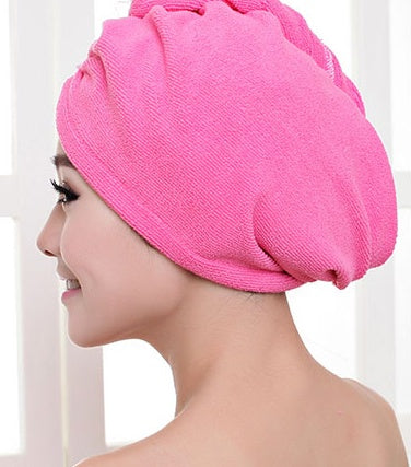 Hair Drying Cap Absorbent Towel