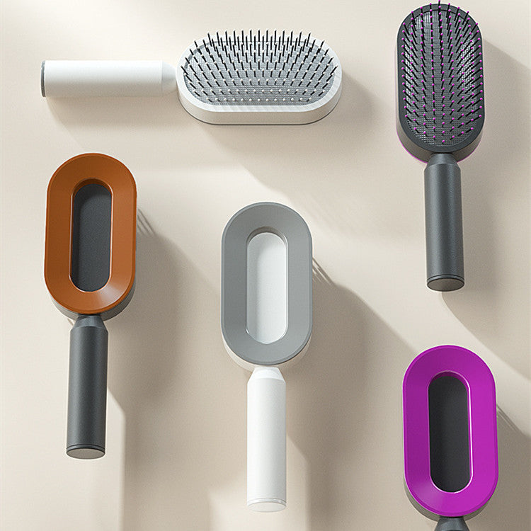 Self Cleaning Anti-Static Hairbrush
