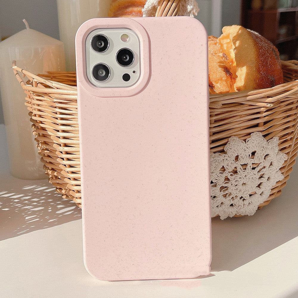 Fully Degradable Wheat Straw Phone Case For iPhone