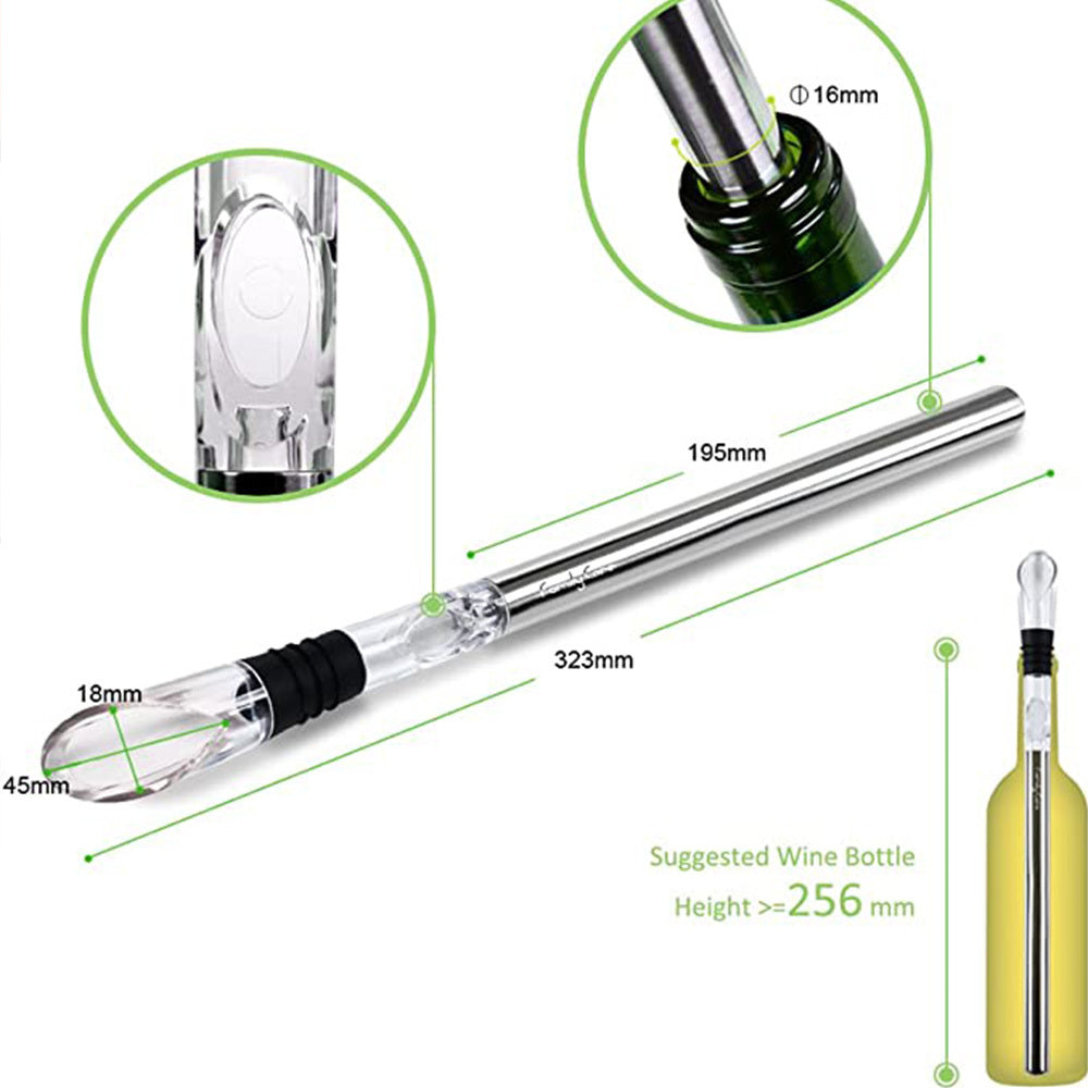 Wine Bottle Cooler Stick Beverage Chiller