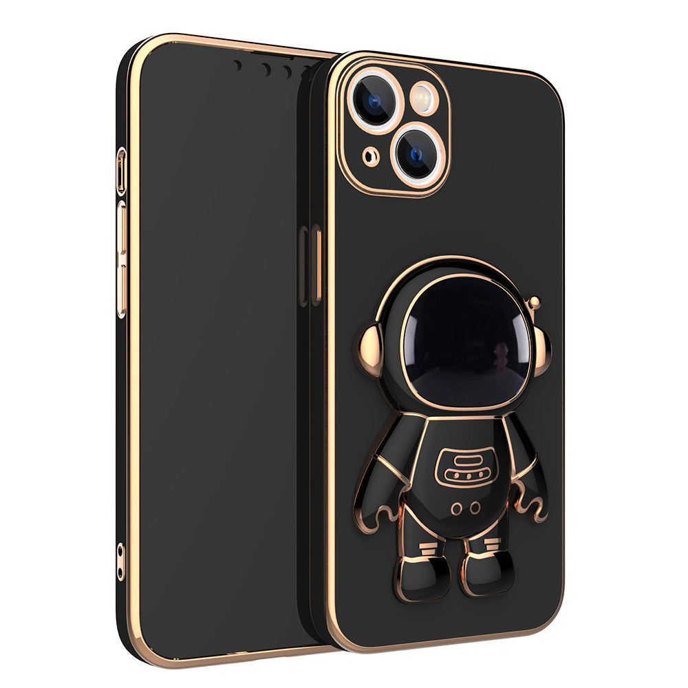 3D Astronaut Smartphone Case With Anti-Drop Electroplating Bracket