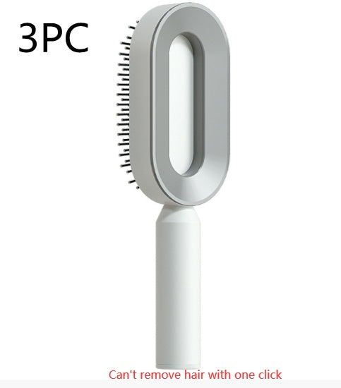 Self Cleaning Anti-Static Hairbrush