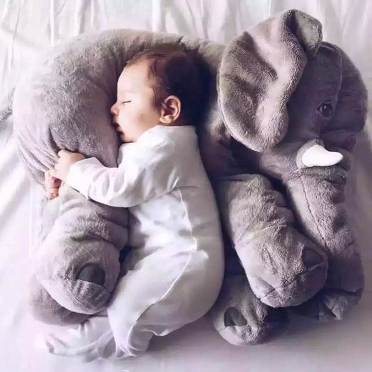 Soft Comfort Elephant Plush Toy Baby Pillow