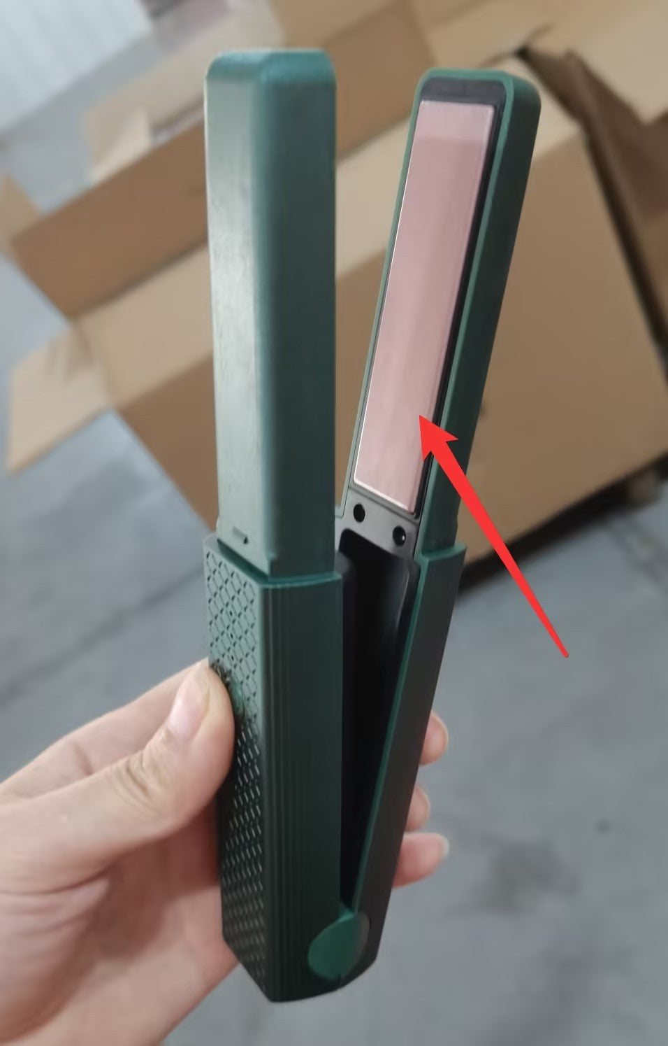 Cordless USB Hair Straightener Portable Flat Iron