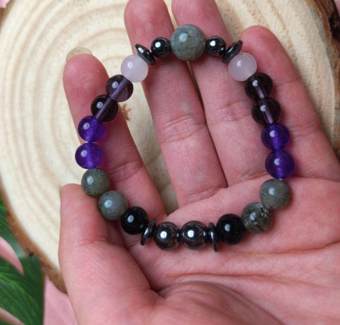 Multi-color 8mm Beaded Bracelet