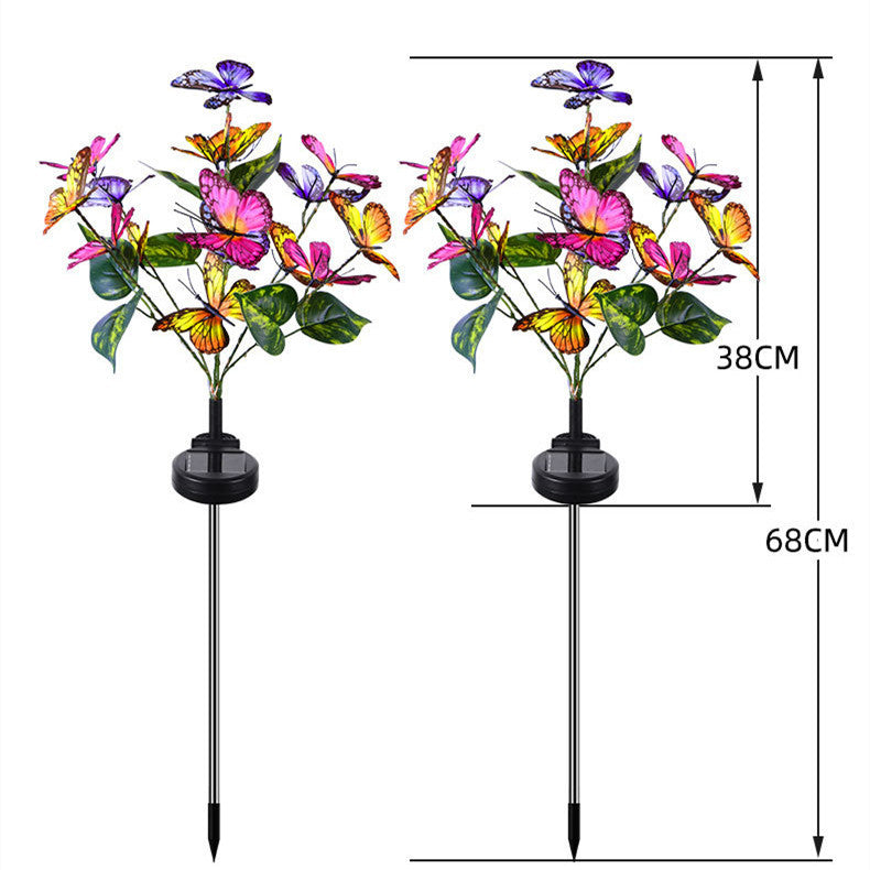 Solar Butterfly Yard Led Light