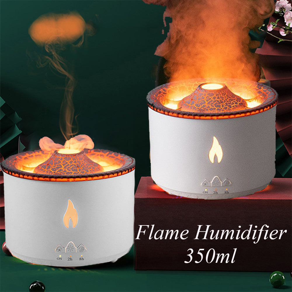 Volcano Aromatherapy Air Flame Humidifier Diffuser