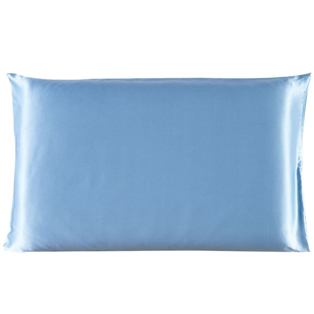 Solid Color Silk Single Pillowcase