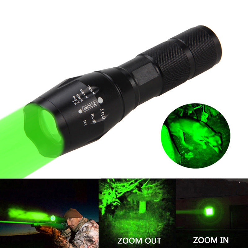 Portable LED Zoom Flashlight