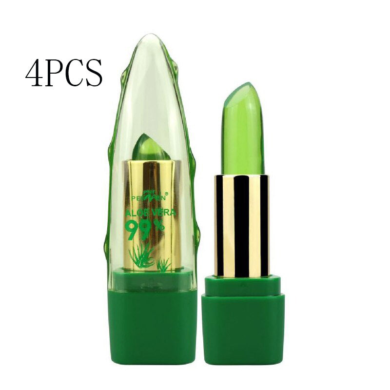 Aloe Vera Gel Lipstick Gloss Moisturizer Lip Balm Care