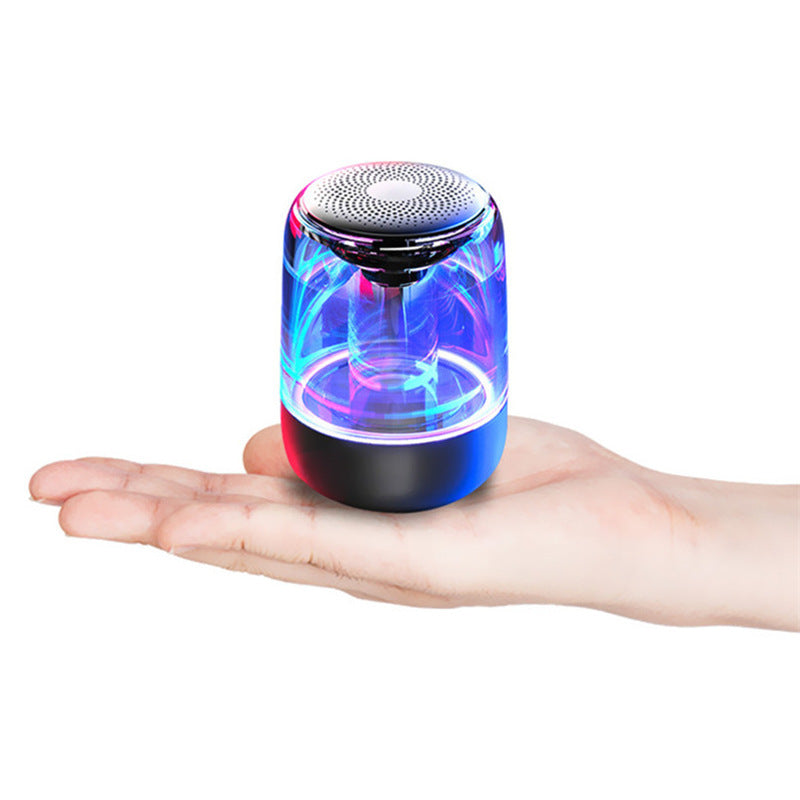 Portable Wireless Bluetooth Speaker With Variable Color LED Light