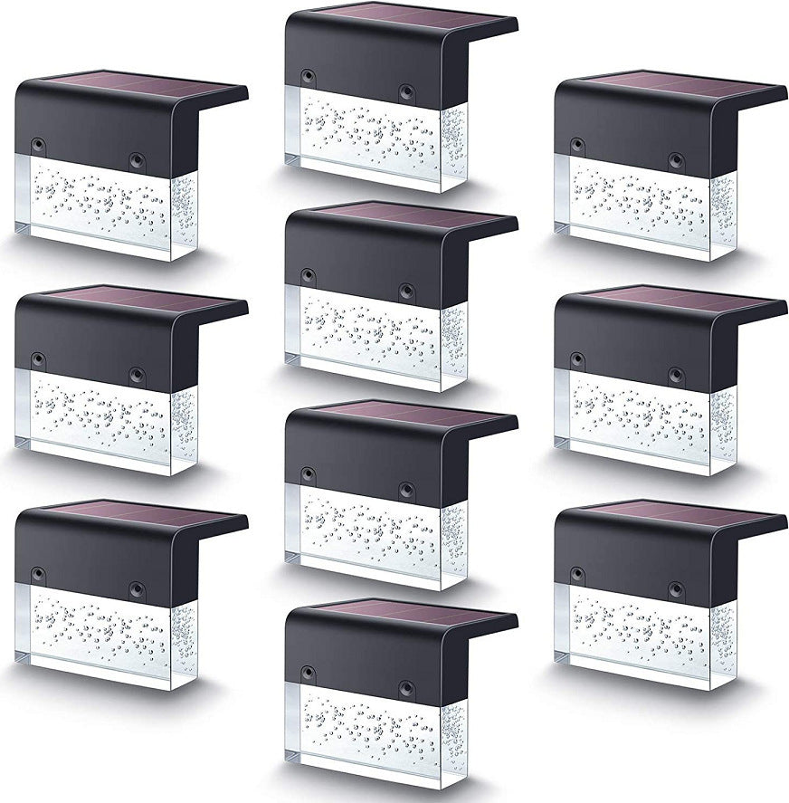 Waterproof RGB LED Solar Light Step Wall Light