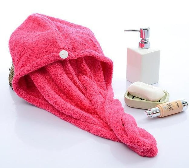 Hair Drying Cap Absorbent Towel