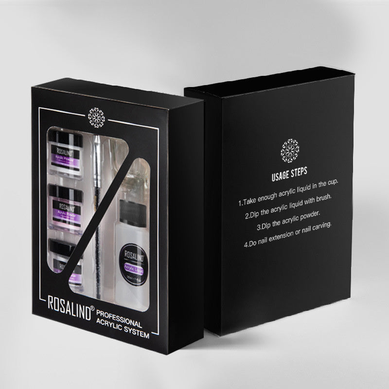 Nail Powder Acrylic System Kit Professional Nail Art Tool Set