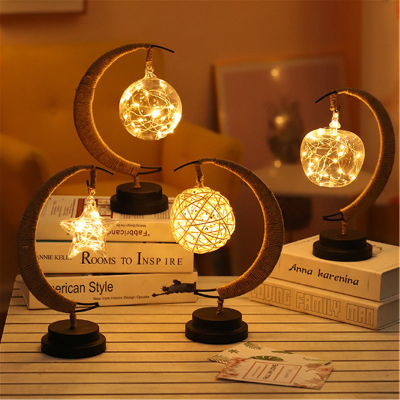 Led Modeling Star Moon Decoration Light