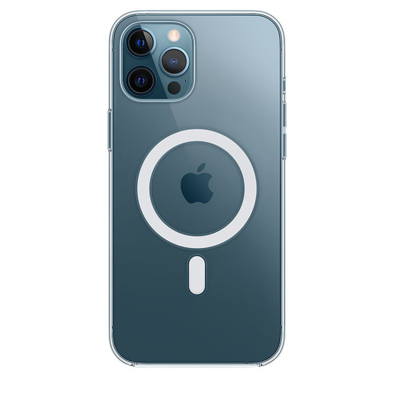 iPhone Magnetic Anti-drop Transparent Protective Phone Case