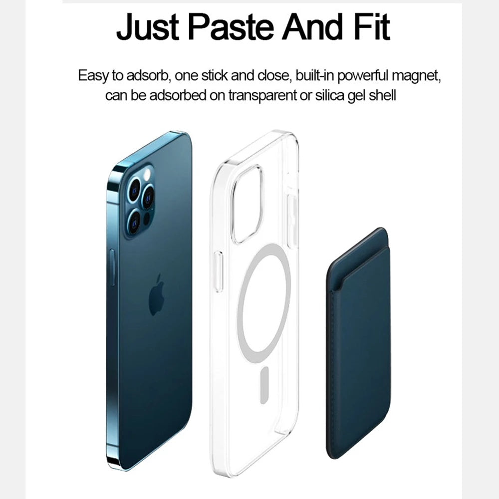 iPhone Magnetic Anti-drop Transparent Protective Phone Case