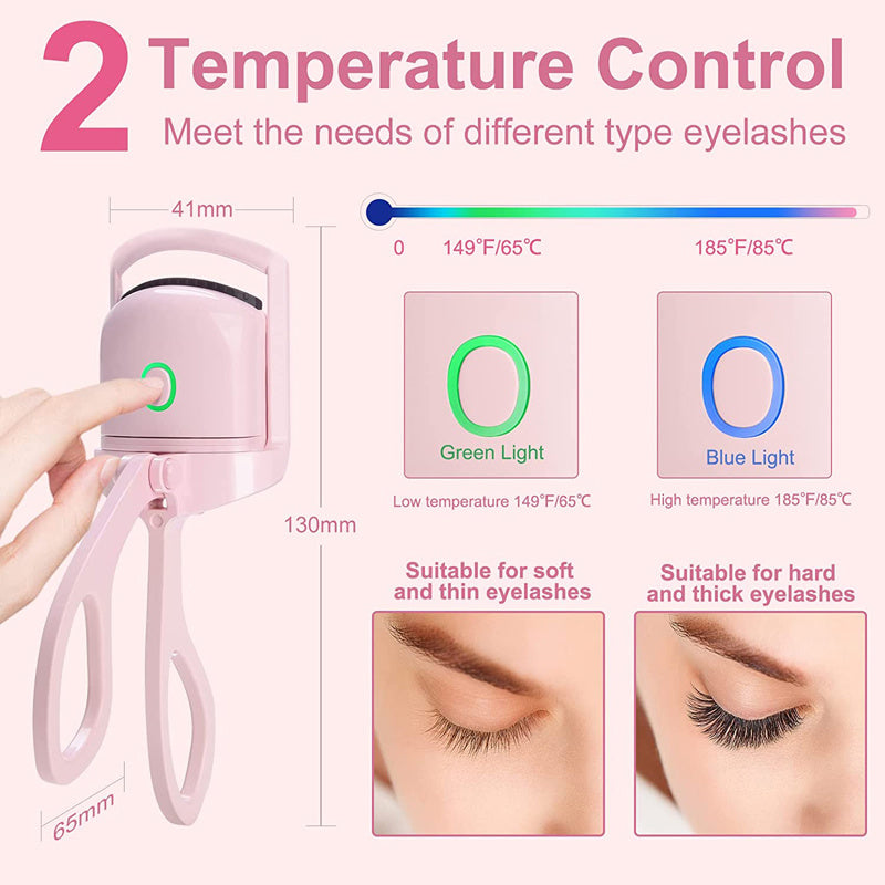 Rechargeable Electric Handheld Eyelash Curler