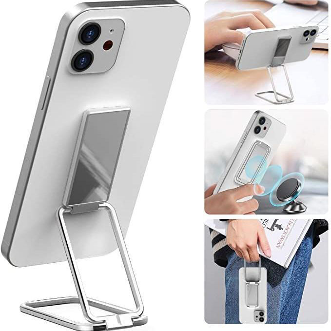 Foldable Mobile Phone Holder Ring Buckle Retractable Magnetic Bracket