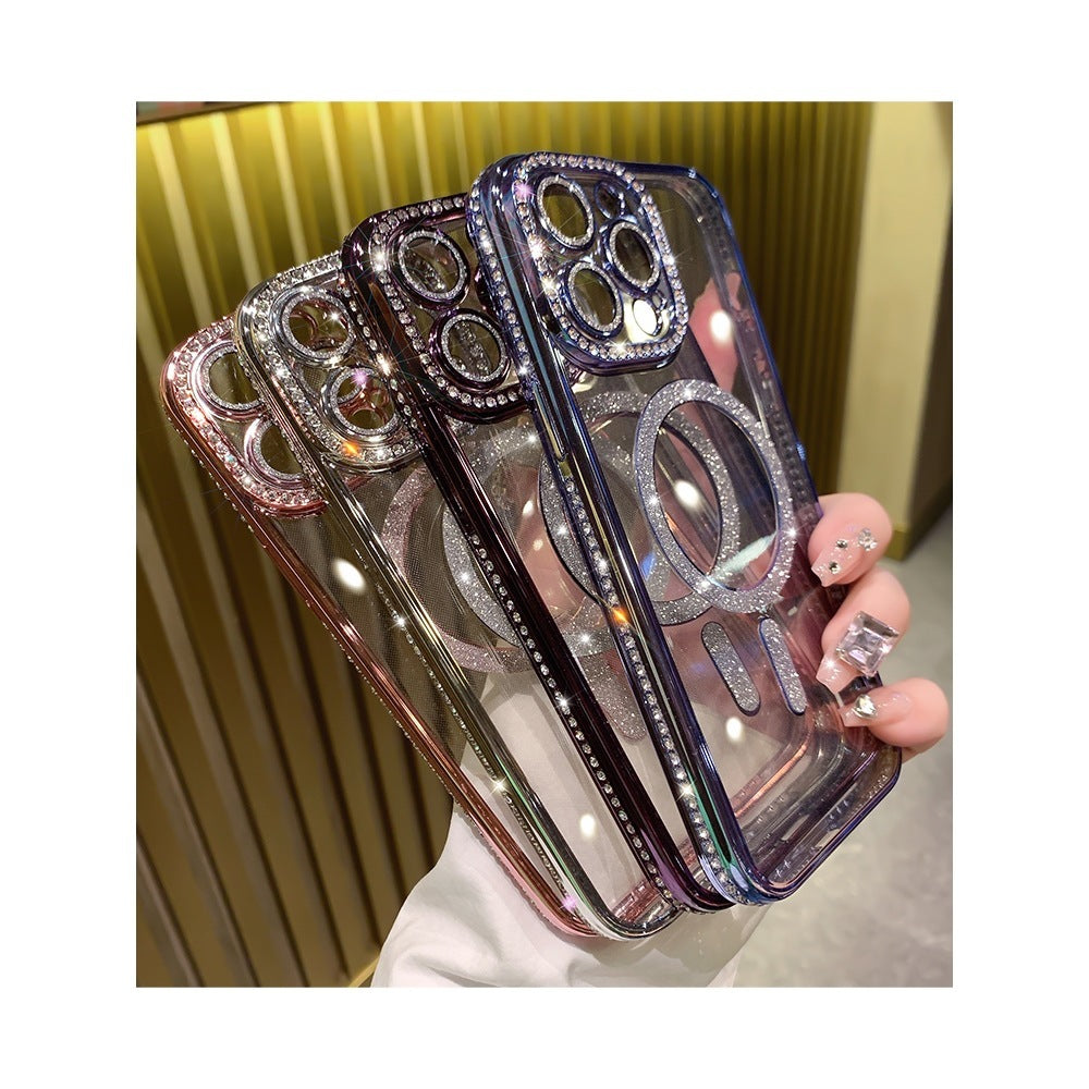 iPhone Wireless Magnetic All-inclusive Drop-resistant Phone Case