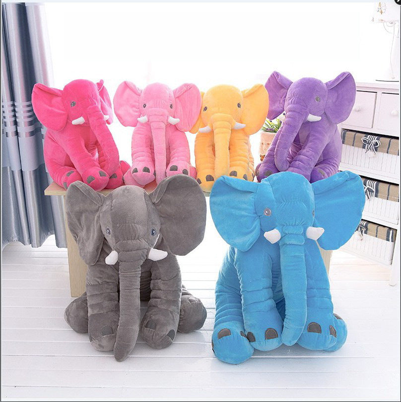 Soft Comfort Elephant Plush Toy Baby Pillow