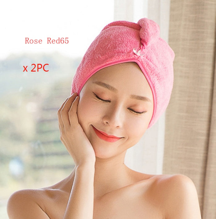 Hair Drying Cap Absorbent Towel