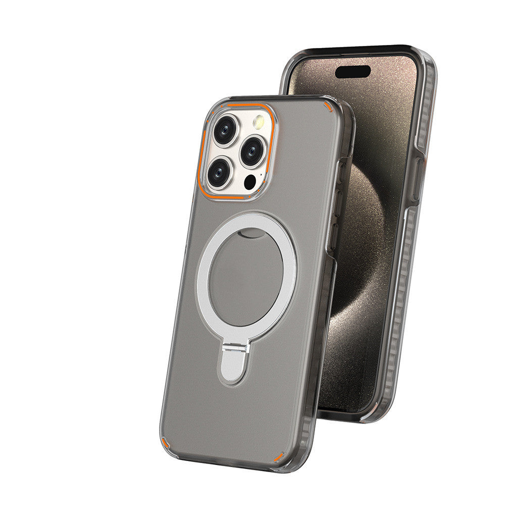 Magesafe Magnetic Transparent Wireless Charge iPhone Case With Kickstand