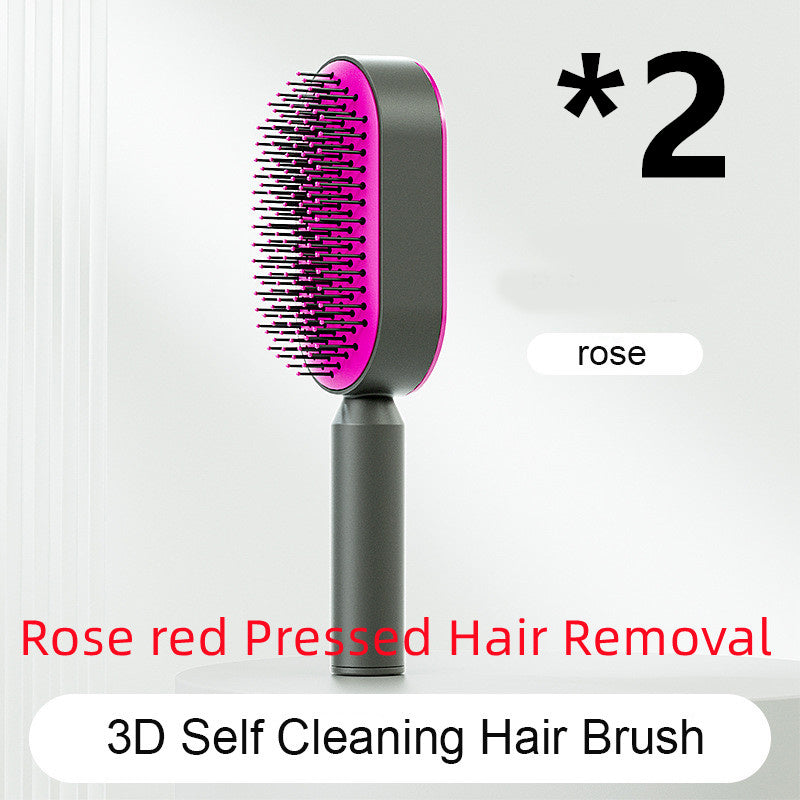 Self Cleaning Anti-Static Hairbrush