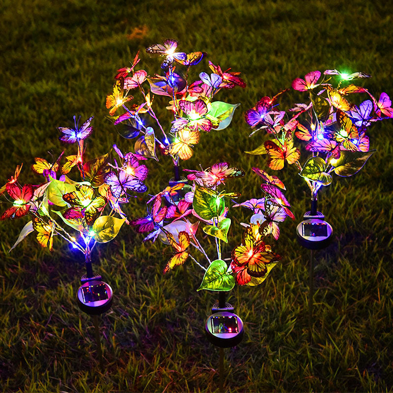 Solar Butterfly Yard Led Light