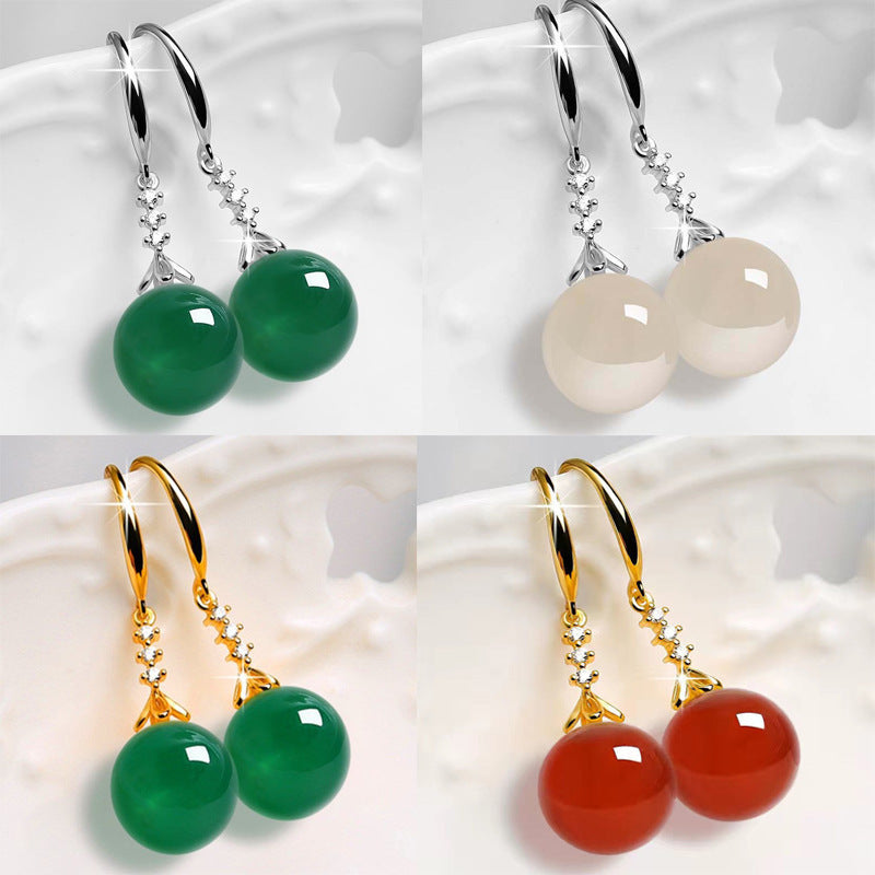 Elegant Agate Earrings