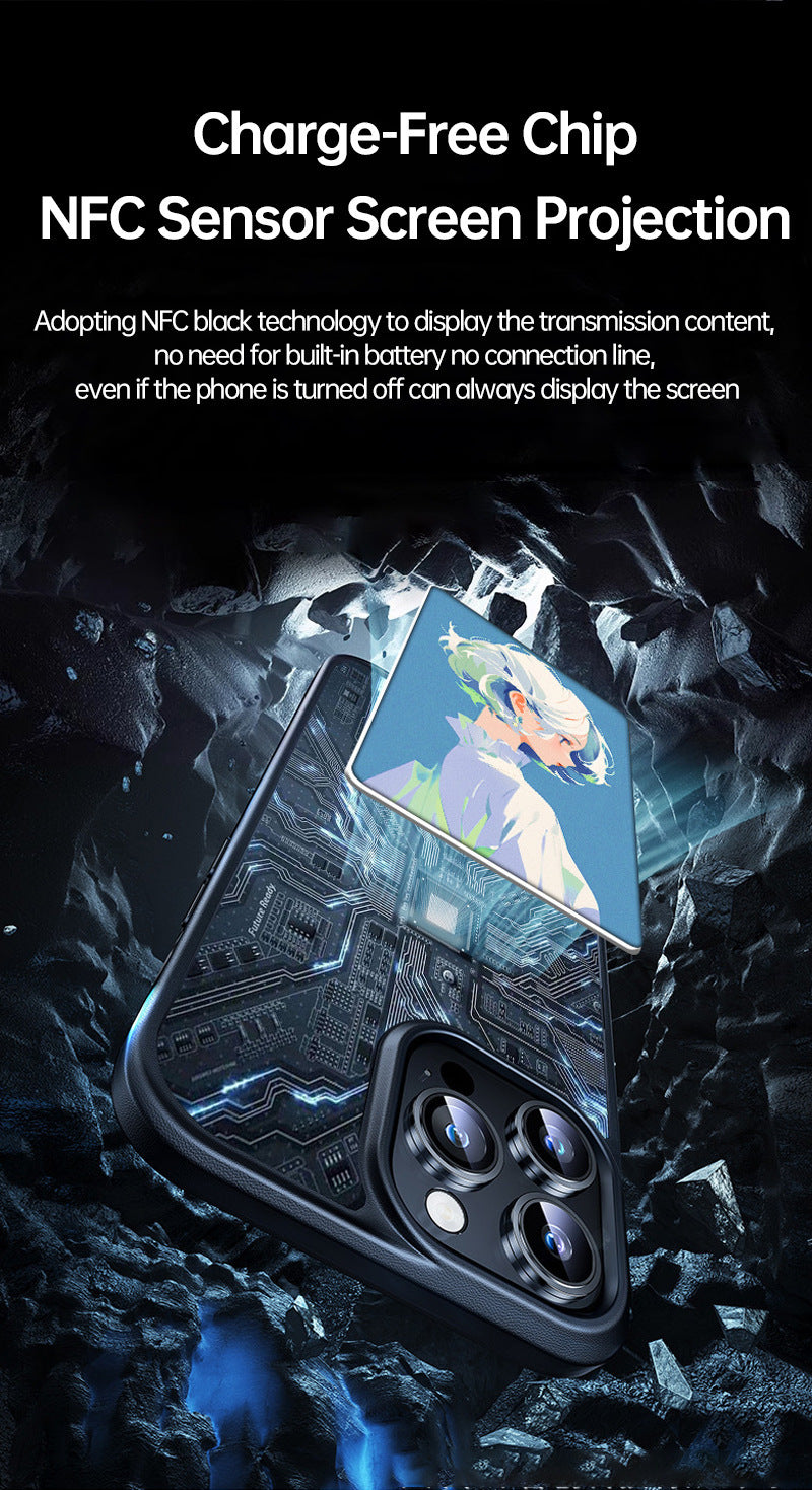 Ink Screen Smartphone Case For iPhone