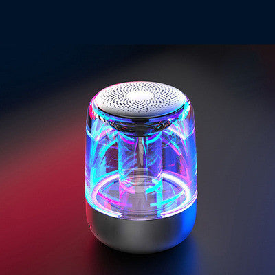 Portable Wireless Bluetooth Speaker With Variable Color LED Light